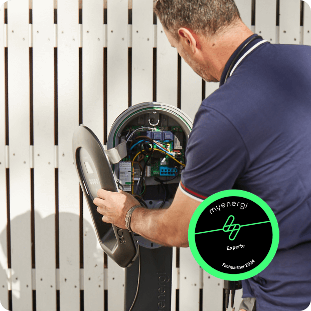 Fachpartner, der eine zappi installiert