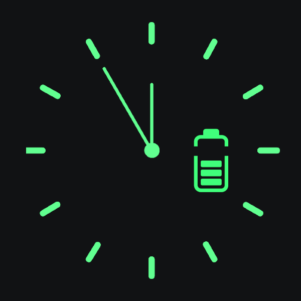 A clock with a battery icon | How long does an electric car take to charge? | myenergi Ireland