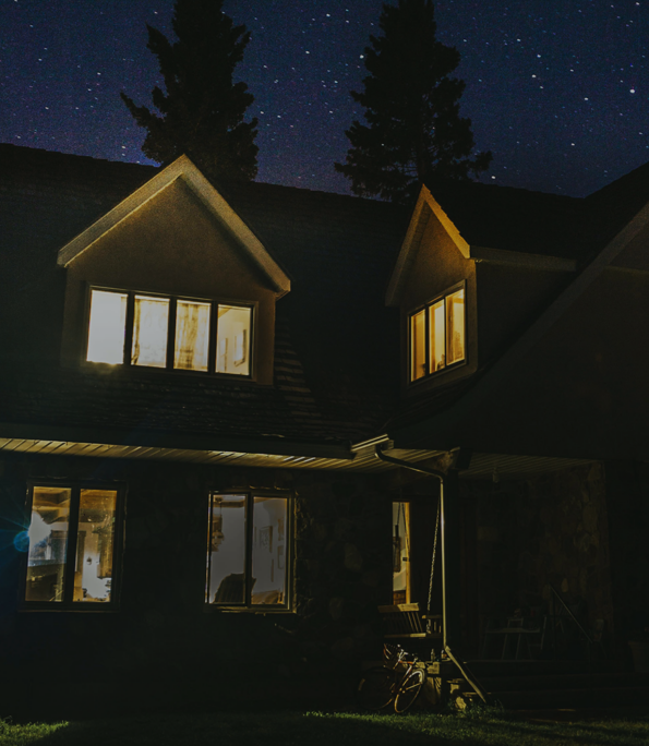 libbi | powering a home at night | myenergi