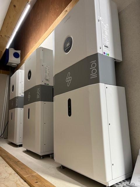 3 libbi systemen om per fase te kunnen balanceren