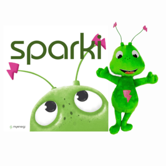 Sparki book & toy bundle